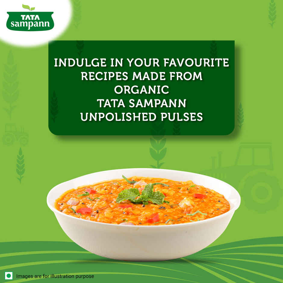 Tata Sampann Organic Unpolished Moong Dal