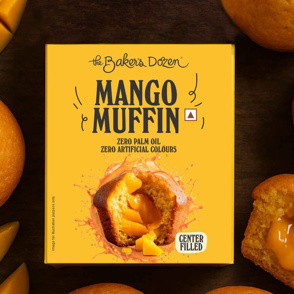 The Baker's Dozen Mango Muffin | Centre Filled