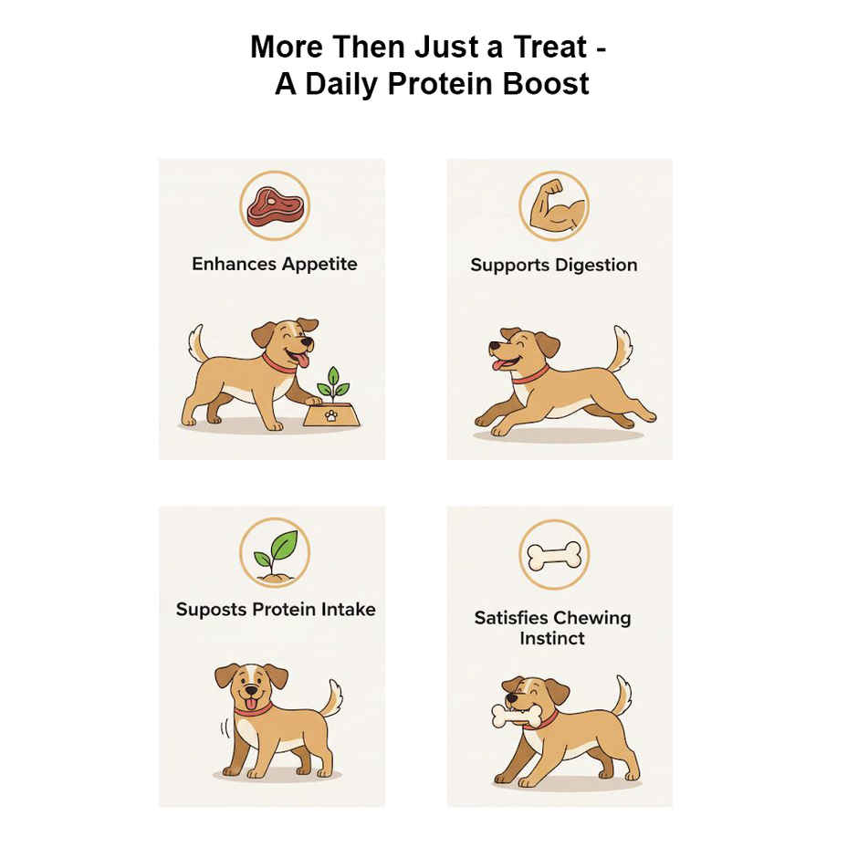Nootie Mutton Chew Stick Dog Treat | Protein-Rich Natural Dog Chews