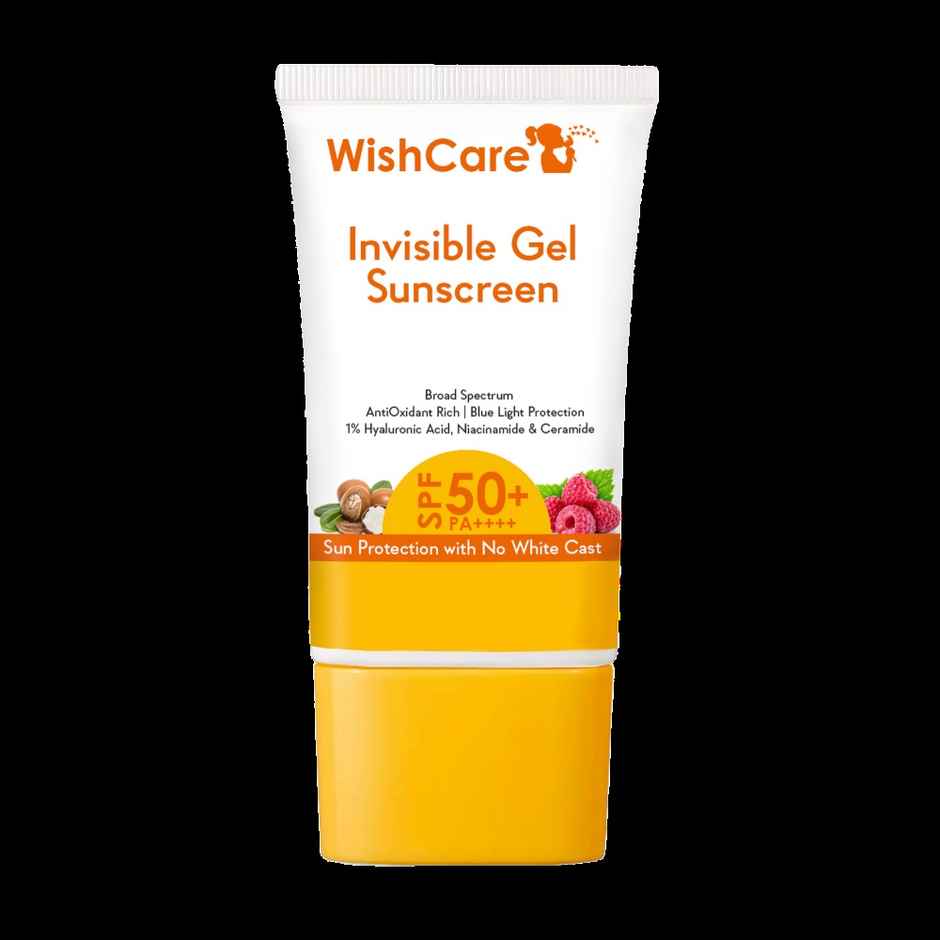 Wishcare Invisible Gel Sunscreen SPF 50+ PA++++ - Broad Spectrum Protection With No White Cast