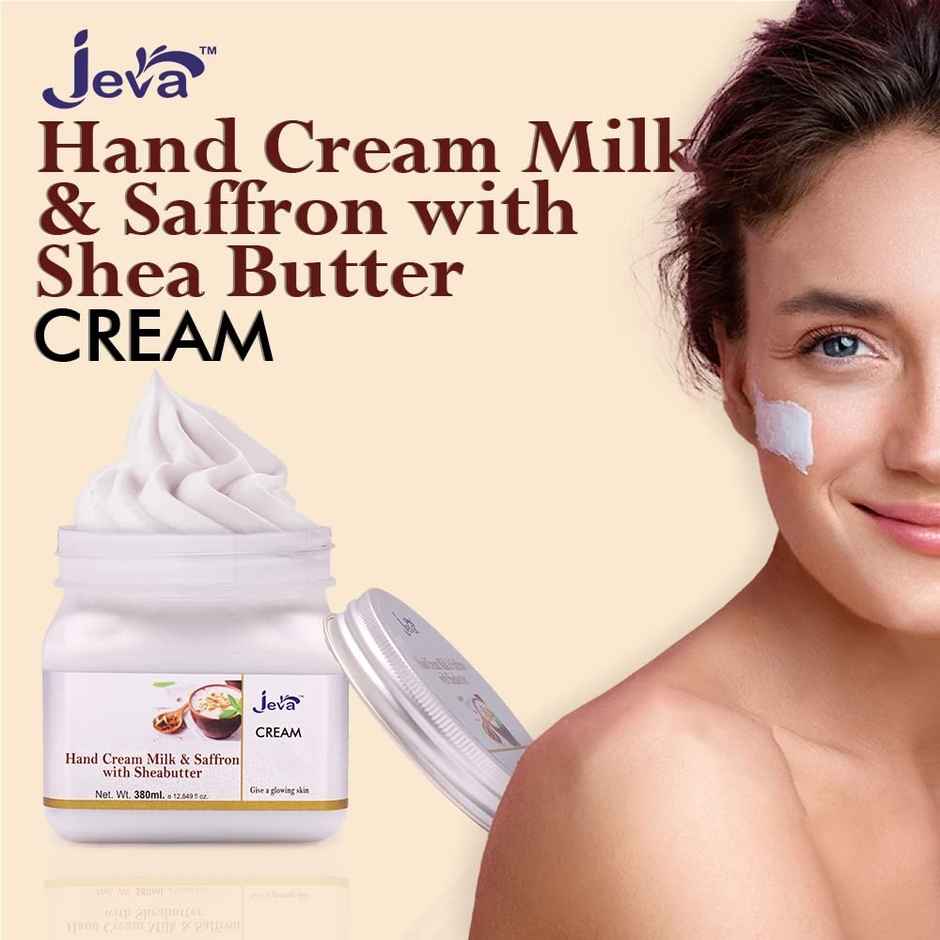 Jeva Milk & Saffron Hand Cream With Shea Butter