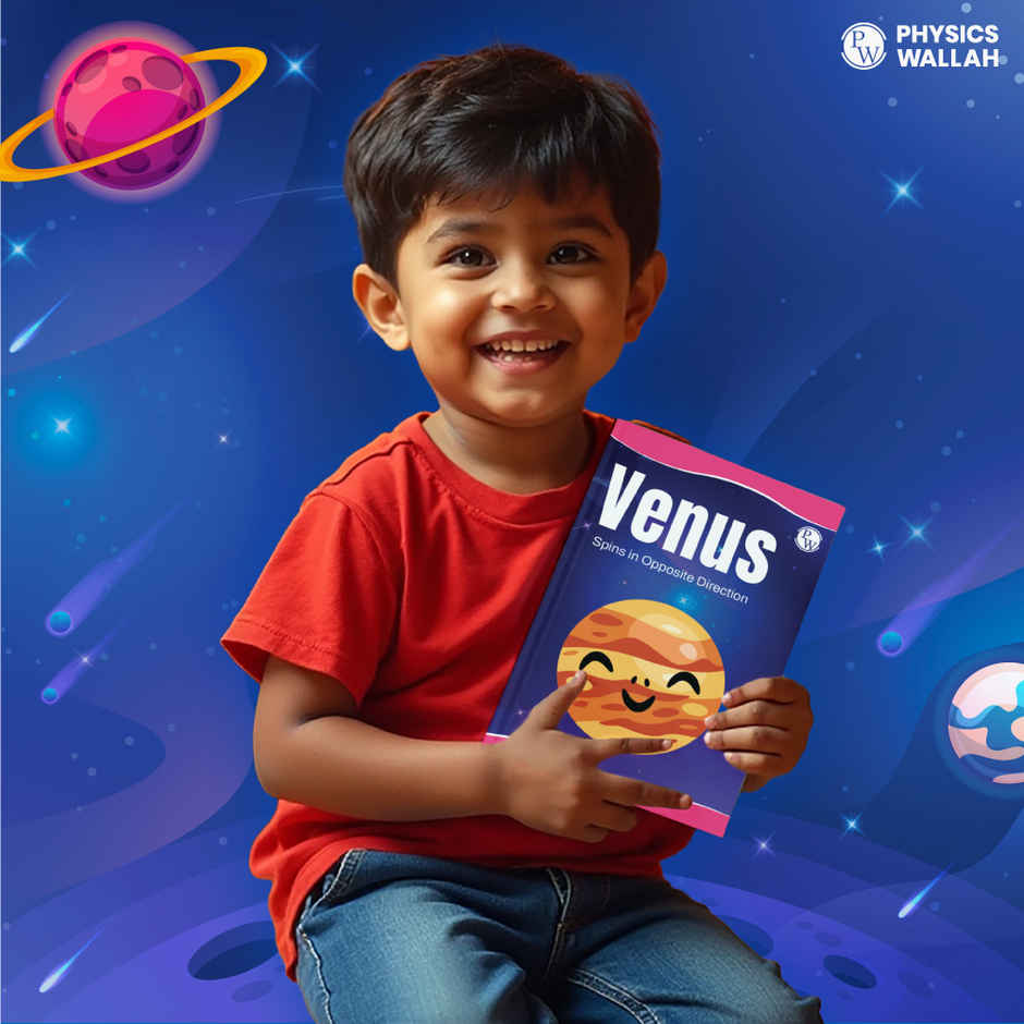 Physics Wallah 172 Pages Children Notebook | Math 0.5 Inch (12 mm ) | Venus  | Set of 6 