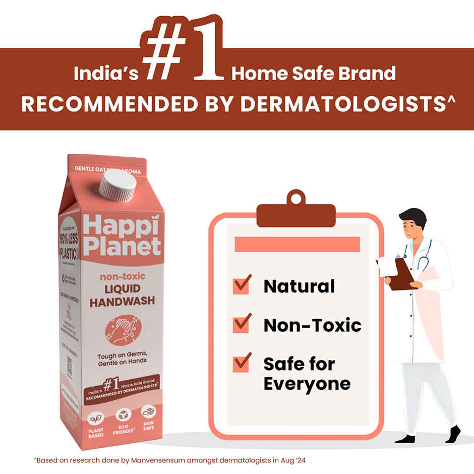 Happi Planet Organic Liquid Handwash Refill