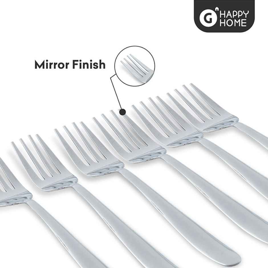 Vinayak Stainless Steel Fork Set (6 Units)