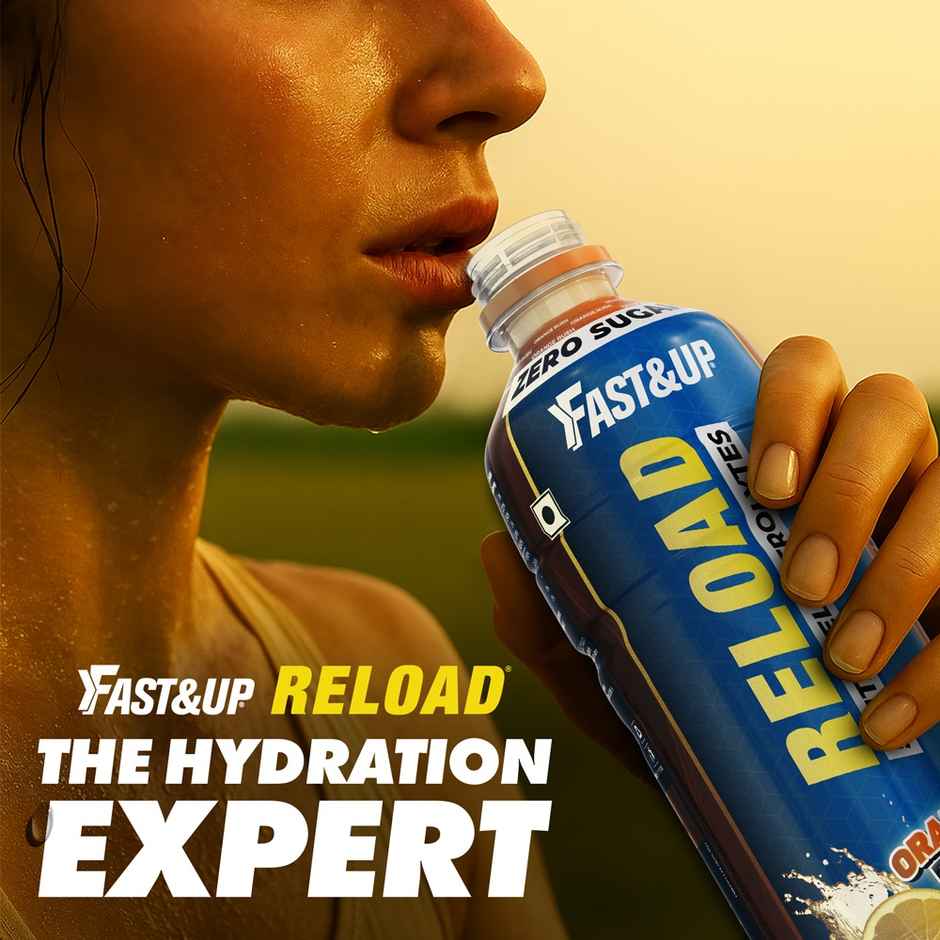Fast&up Reload Zero Sugar Energy Drink | Refreshing Orange Flavour