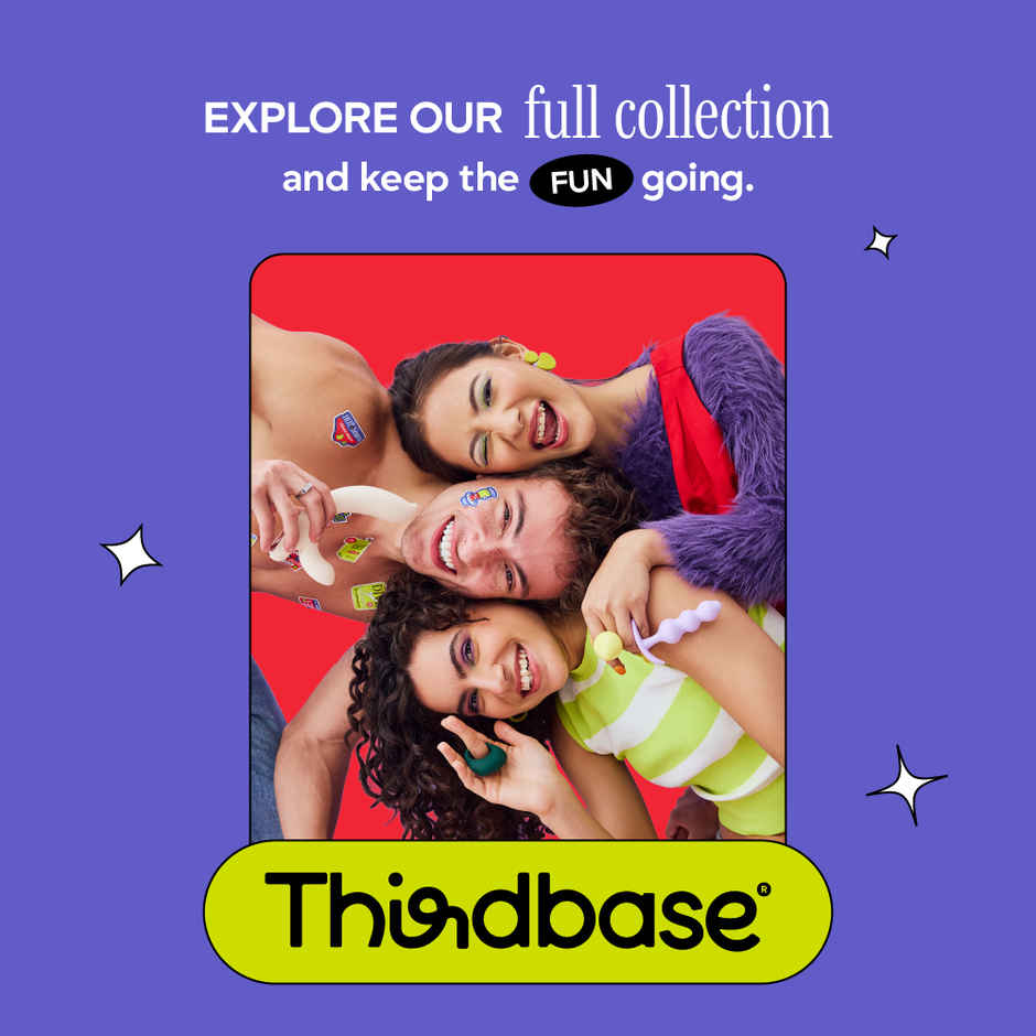 Thirdbase Between the Cheeks Beginner-Friendly Plug (Small) Non-Vibrating Personal Massager