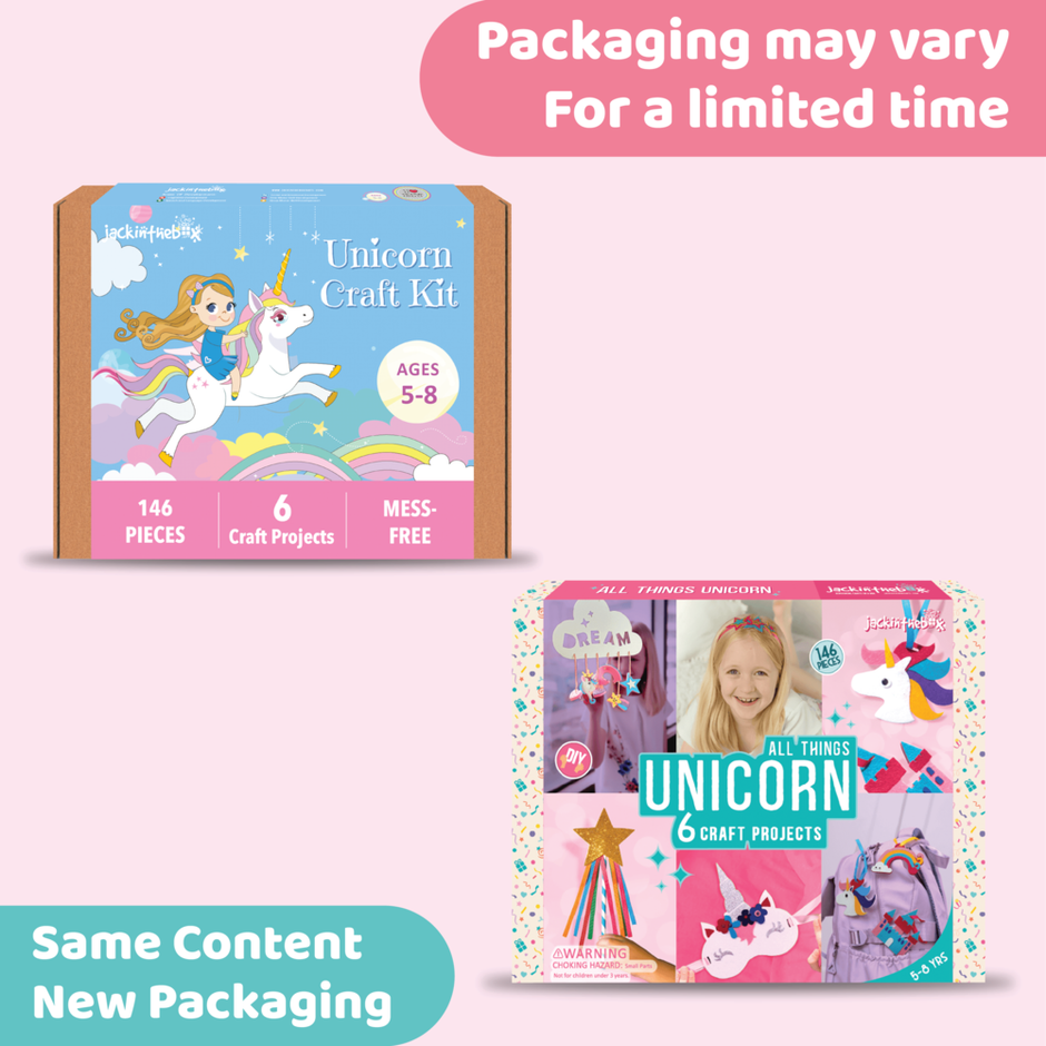 Jackinthebox Unicorn 6-In-1 Art & Craft Kit
