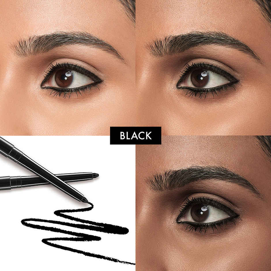 Lakme 9 to 5 Eyeconic Kajal Twin Pack, lasts upto 24hrs, Pack of 2- Deep Black