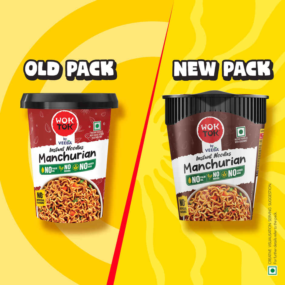 Wok Tok by Veeba Instant Cup Noodles Manchurian