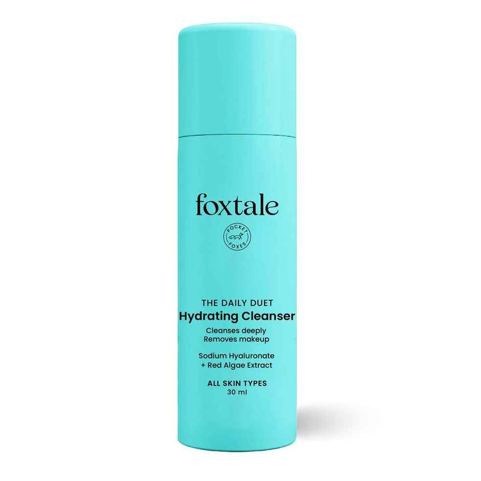Foxtale Hydrating Face Wash With Hyaluronic Acid, Vitamin B5 For Women, Men -Makeup Remover