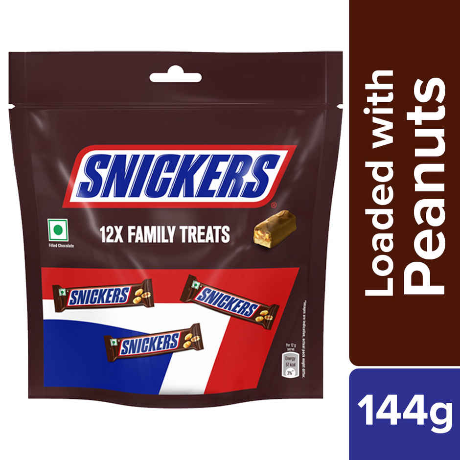 Snickers Family Treats Peanut Chocolate (Pouch)
