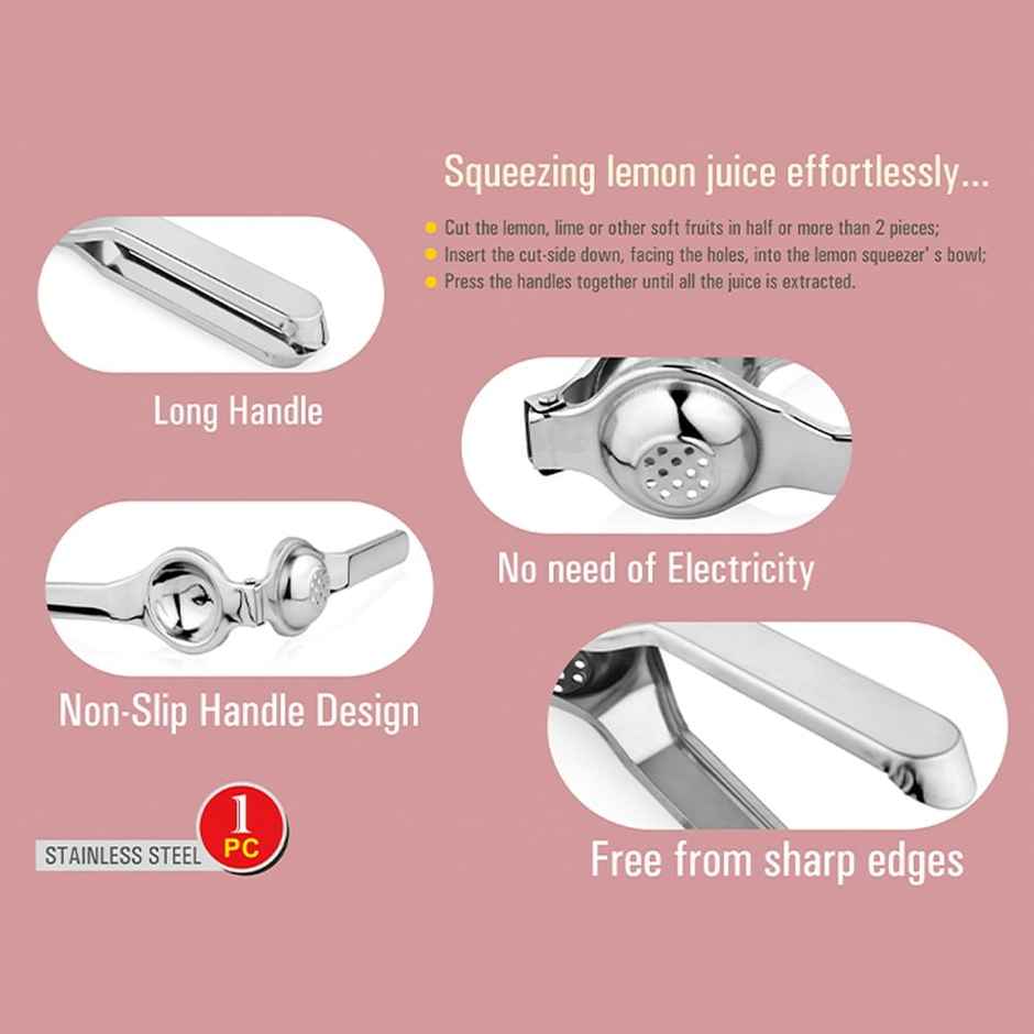 Vinayak Stainless Steel Lemon Squeezer (1 Unit)