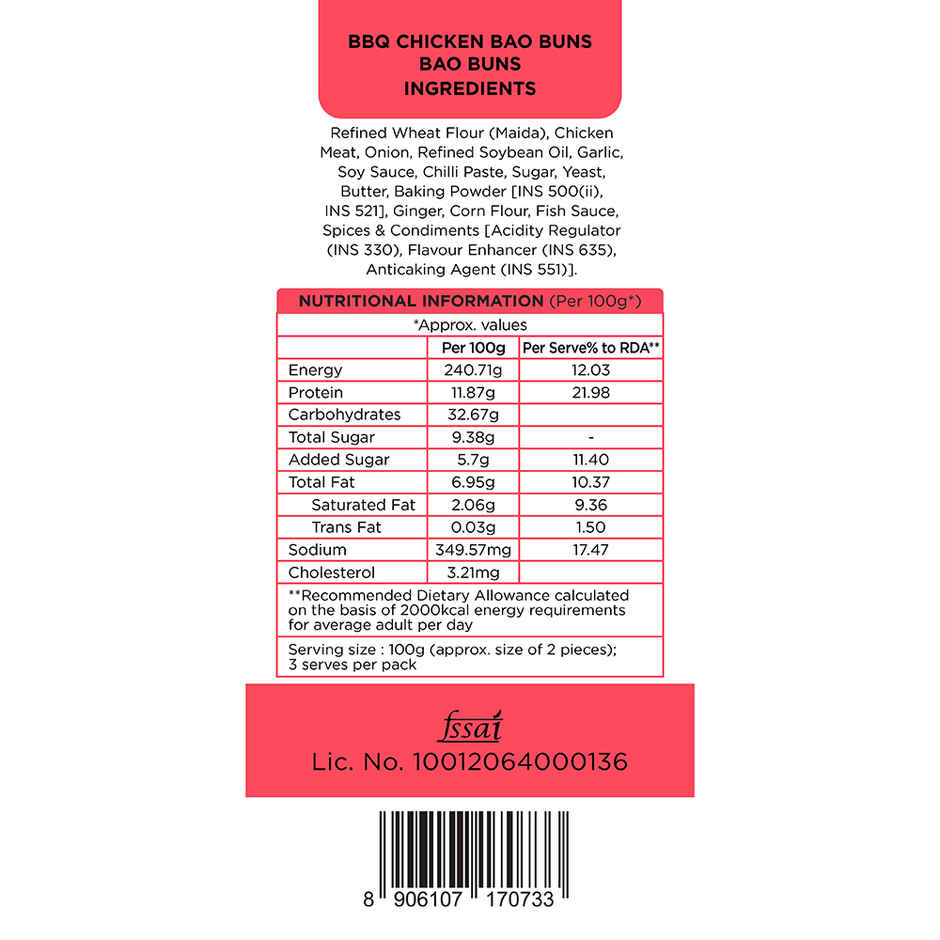 Prasuma Spring Rolls Veg Frozen(6pc) & Prasuma Bao Buns Bbq Chicken(300gms) Combo