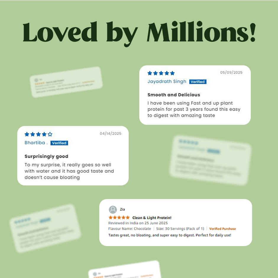 Fast&up Plant Protein | Vegan Protein | Rich Chocolate Flavour