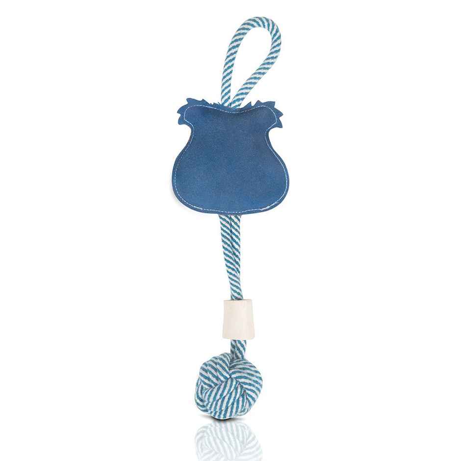 Pawpourri Squirrel Suede and Rope dog Toy