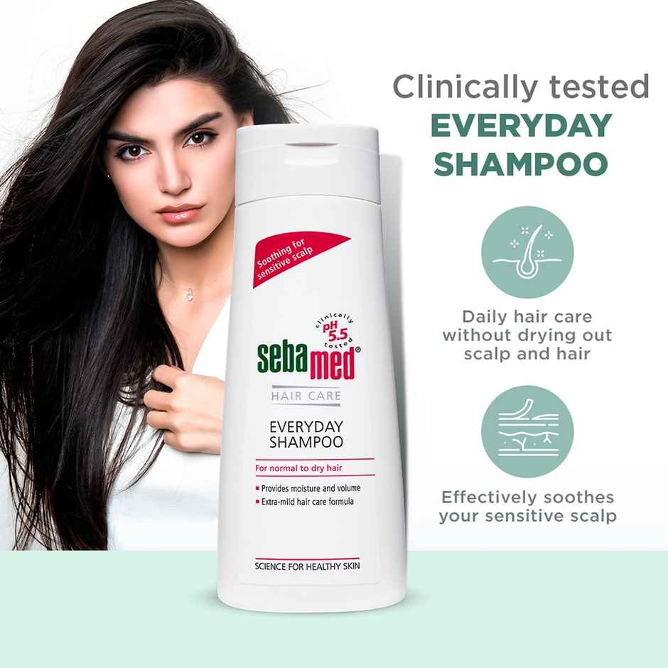 Sebamed Everyday Shampoo | pH 5.5 | Soothing for sensitive scalp