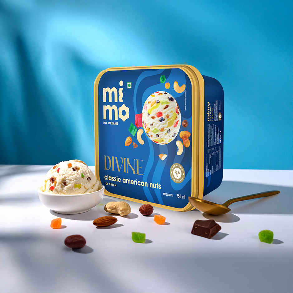Mimo Classic American Nuts Divine Ice Cream Tub