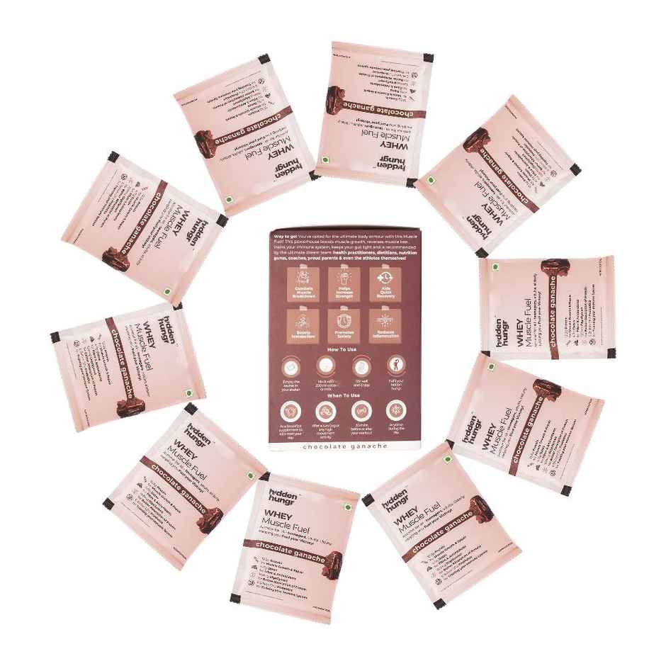 Hidden Hungr Whey Protein Muscle Fuel- Chocolate Ganache