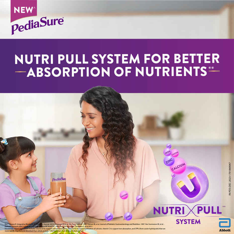 PediaSure Scientifically Designed Chocolate Drink Mix | For 2 - 6 years Kids