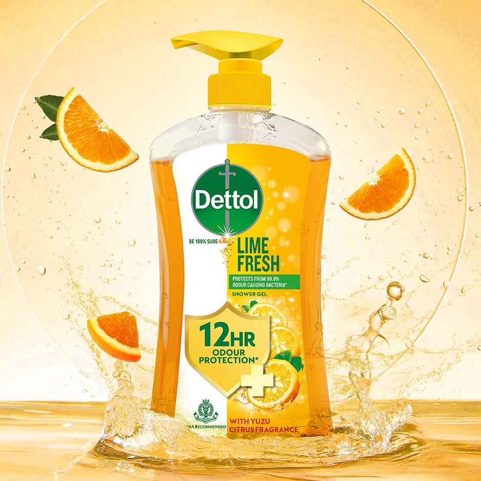 Dettol Body Wash and shower Gel | Lime Fresh Pump Combo