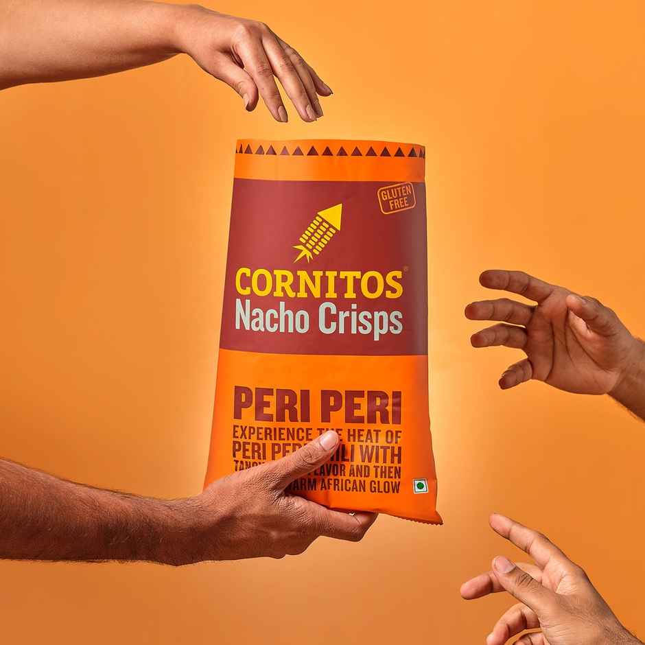 Cornitos Nacho Chips | Peri Peri | Spicy & Crunchy