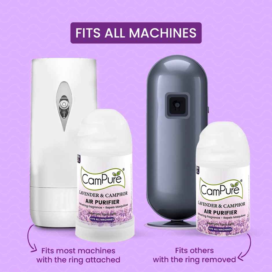 Campure Lavender Automatic Spray Camphor/Kapur Air Freshener Refill