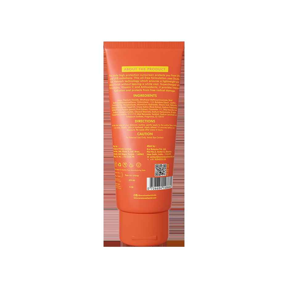 Conscious Chemist Peach The Sun Hybrid Lightweight Gel Sunscreen SPF 50 PA++++ With Vitamin C