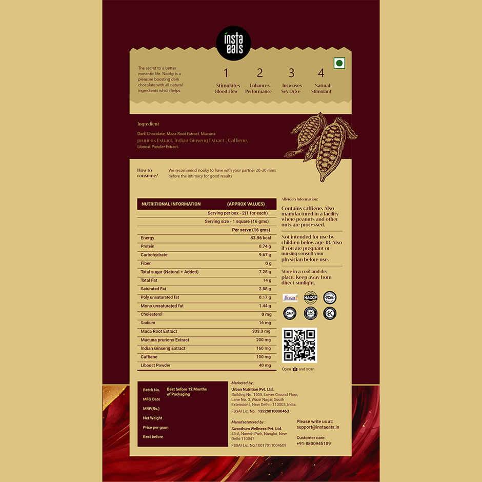 Nooky Intimacy Chocolate For Couples