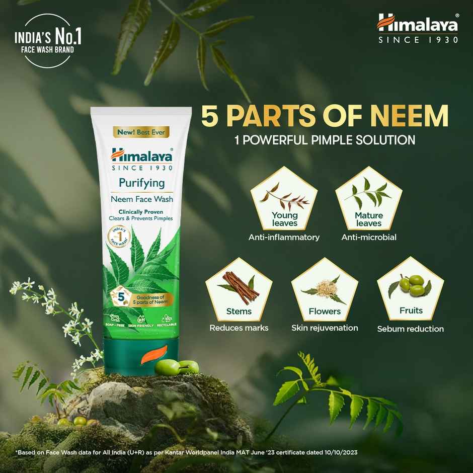 Himalaya Purifying Neem Face Wash Combo