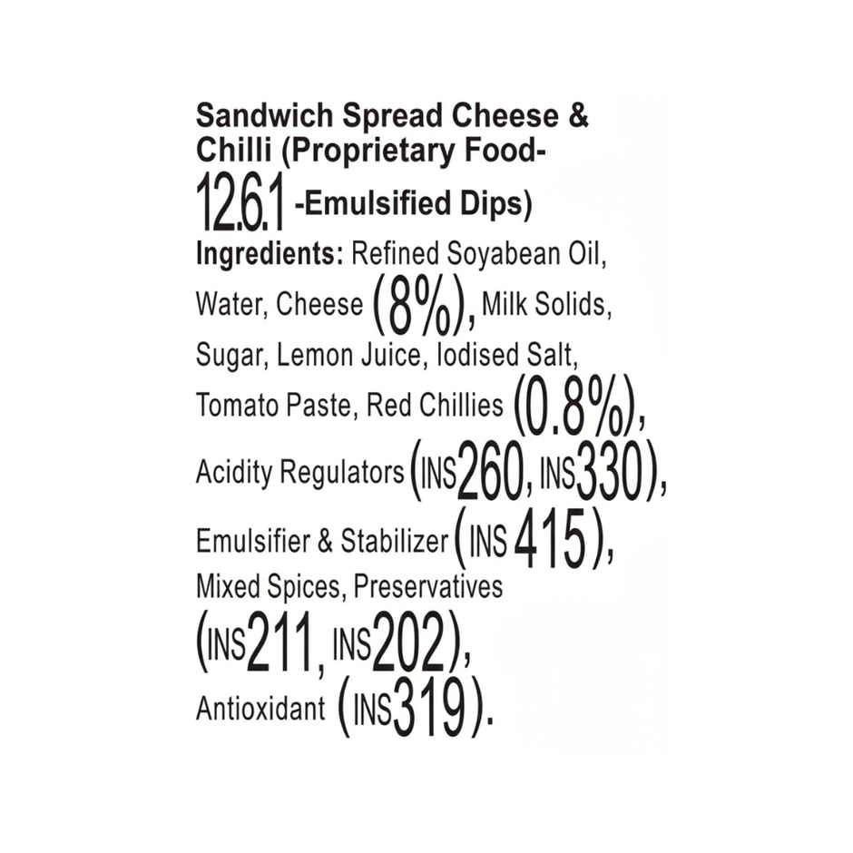 Dr. Oetker FunFoods Veg Cheese & Chilli Sandwich Spread