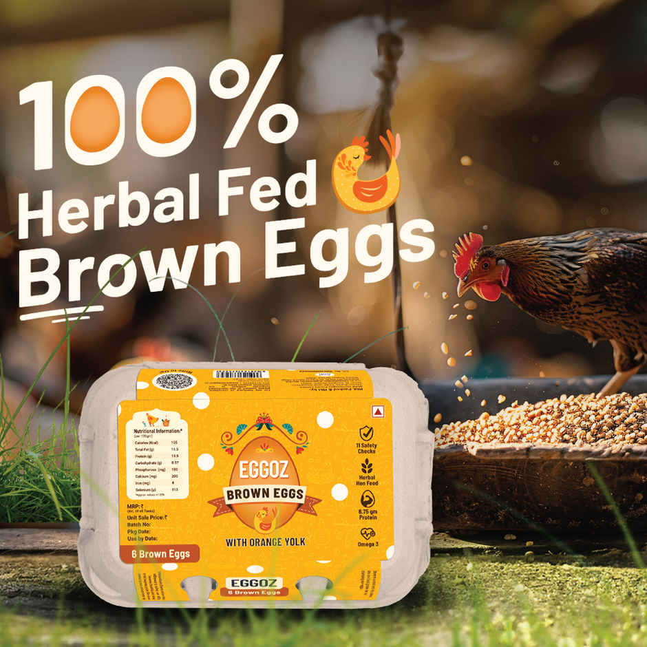 Eggoz Protein Rich Farm Fresh Brown Eggs