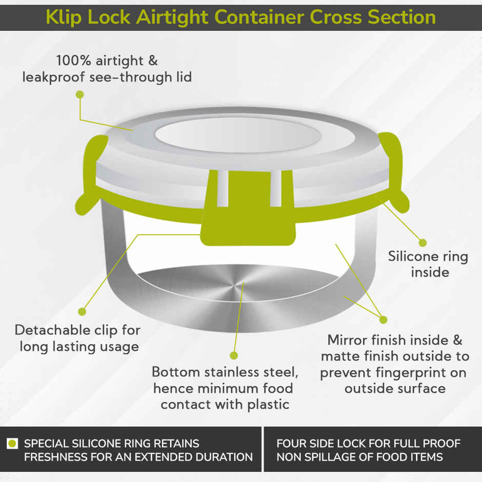 Magnus Avanza 3 Prime Lunch Box Set | Stainless Steel | Airtight Leakproof | Insulated Cover