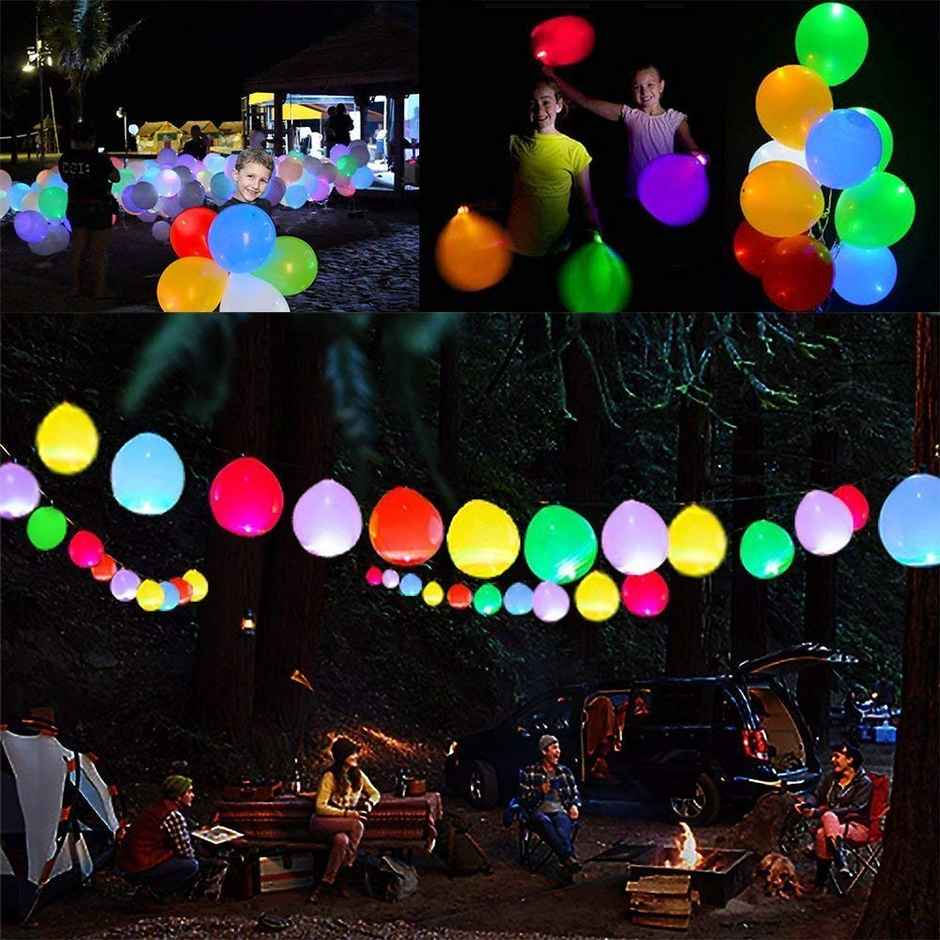 Party Propz Multicolor Led Balloons For Party Decoration