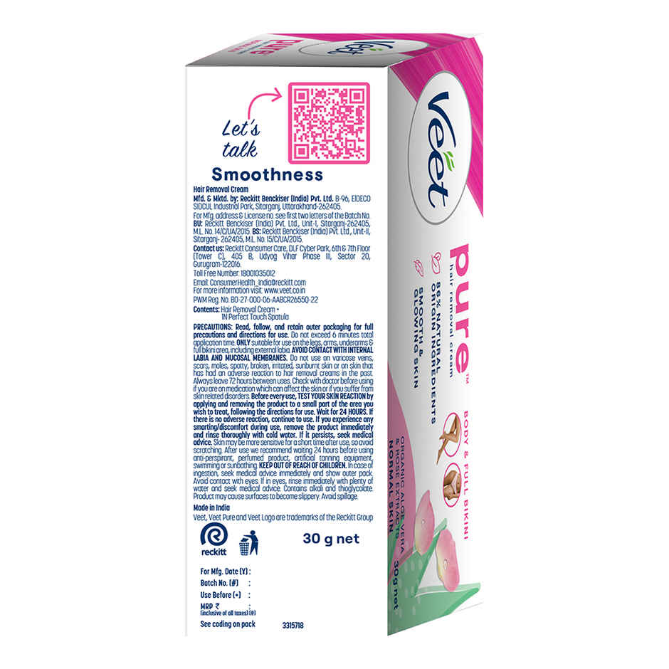 Veet Pure Hair Removal Cream Normal Skin