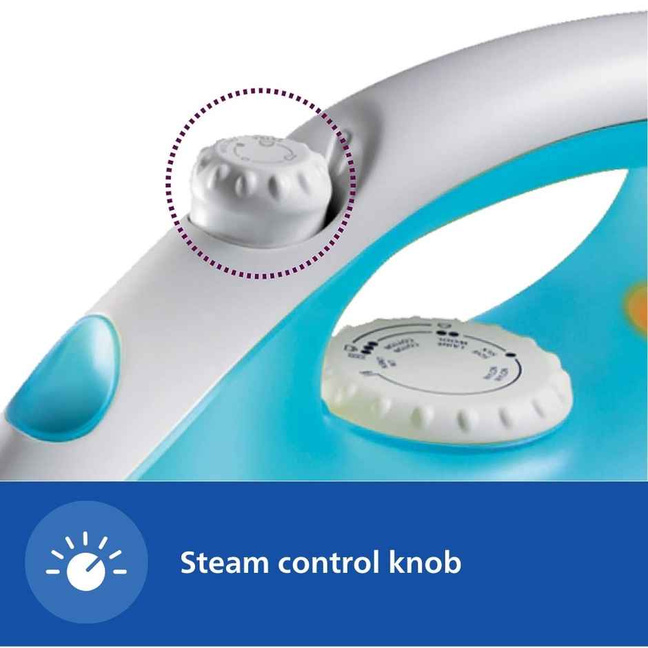 Philips Appliance Steam Iron GC1011/01 ‎- 1200 W | Linished Soleplate