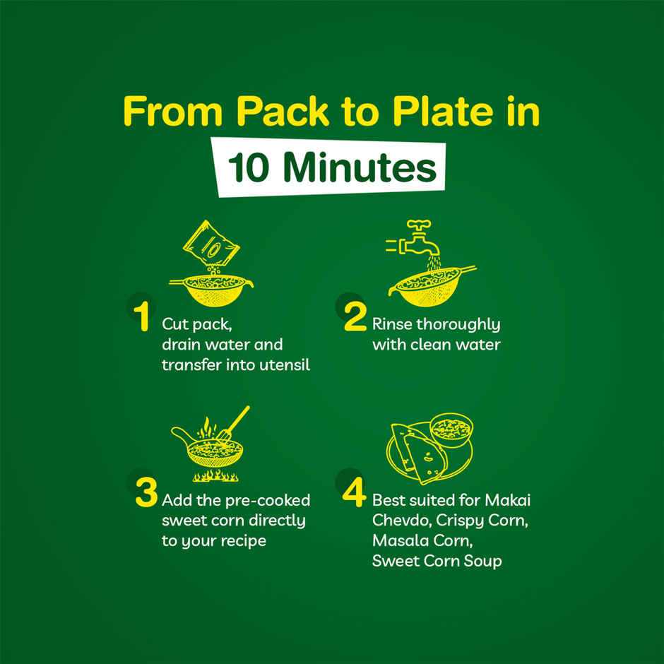 Freshcon Cooked Sweetcorn Kernel