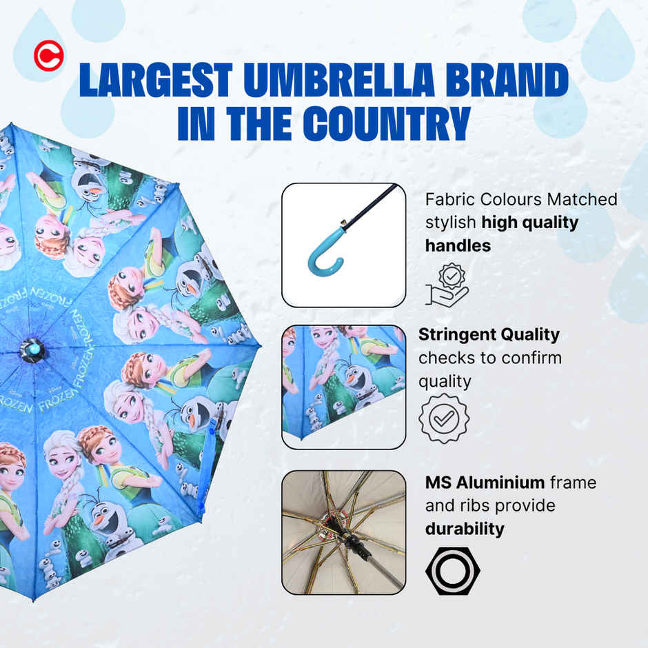 Citizen Kids School Umbrella | 2 Fold | 19 Inch | Disney Frozen Printed