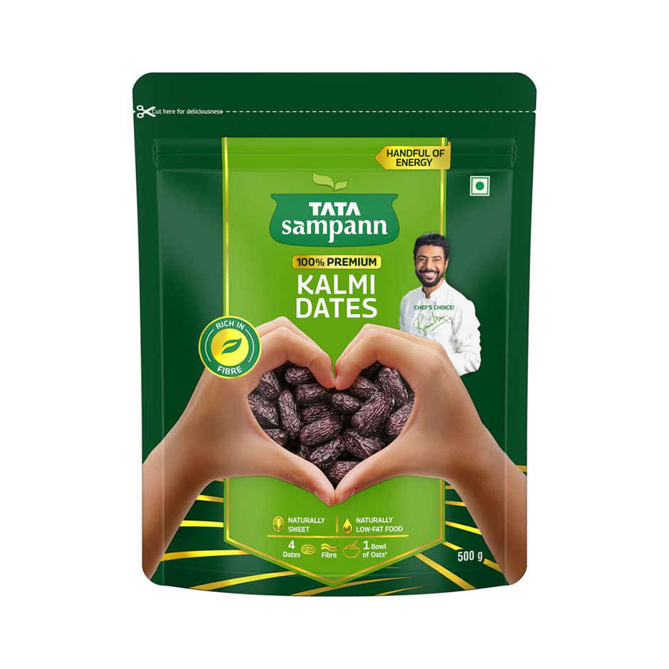 Tata Sampann Premium Kalmi Dates Rich In Fibre Naturally Sweet Naturally Low-Fat Food
