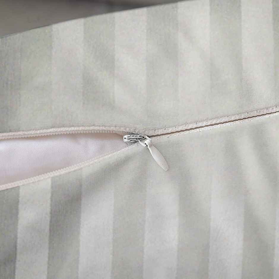 Lushomes Bolster Cushion Covers - White | 12 x 12 inch