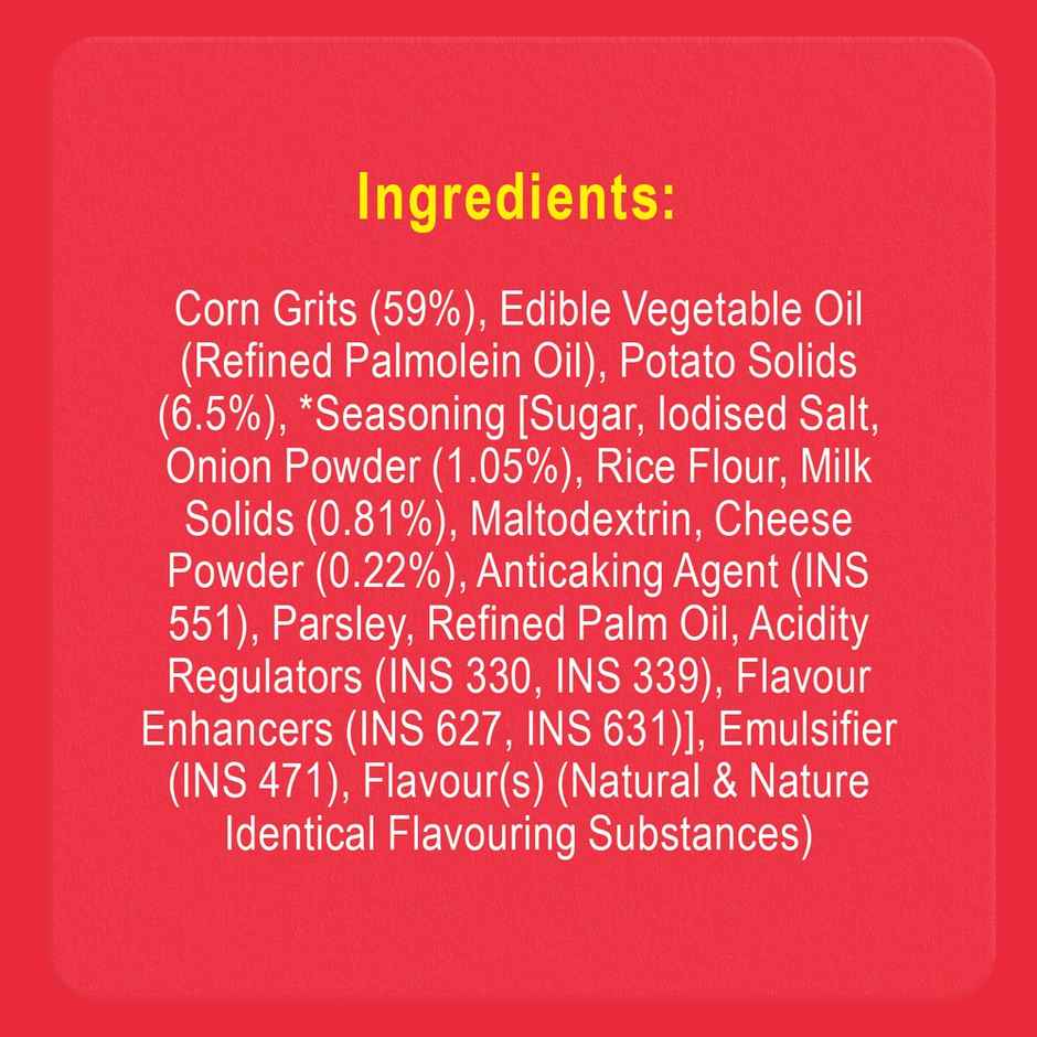 Crax Fritts Sour Cream and Onion Corn & Potato Stick Snacks