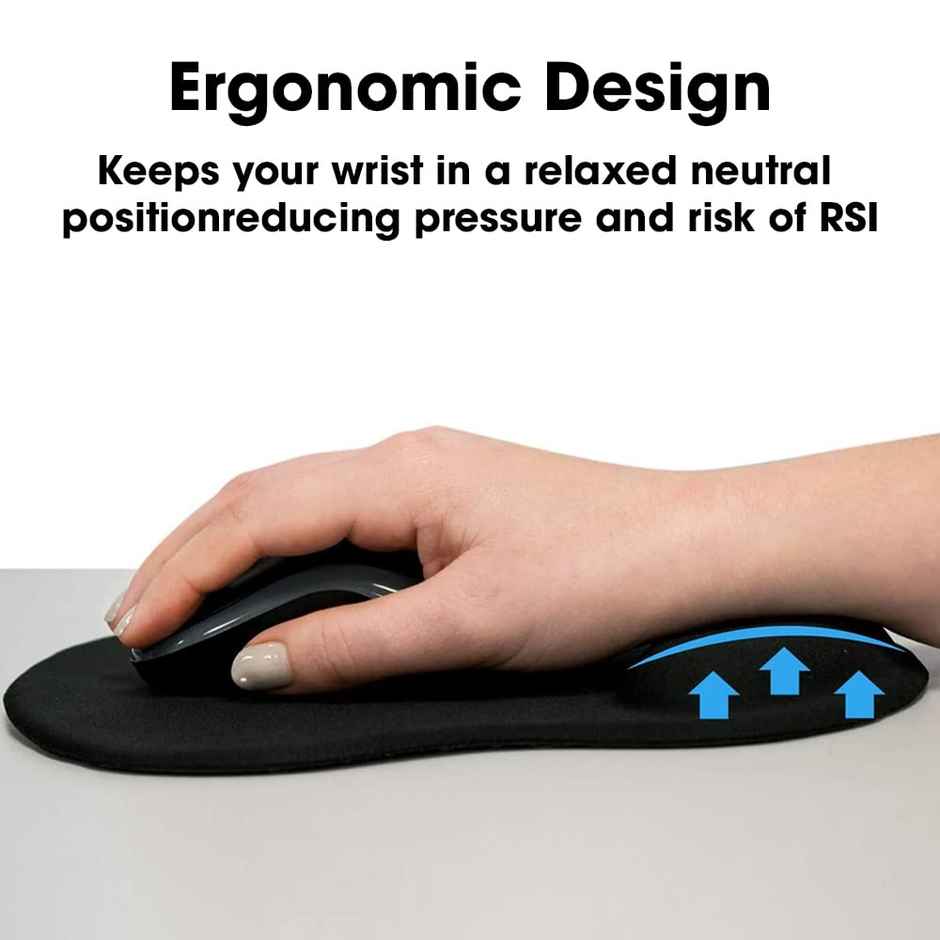 Sounce Mouse Pad, Ergonomic Mouse Pad (Black)