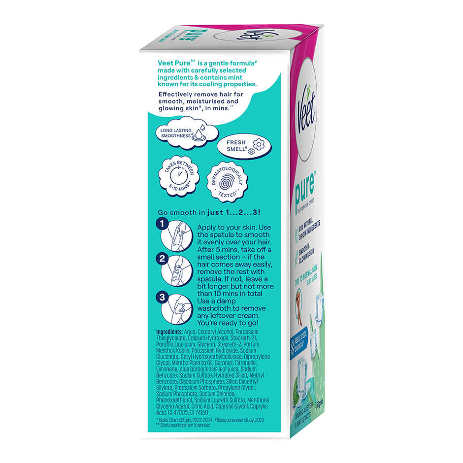 Veet Pure Hair Removal Cream - Dry Skin