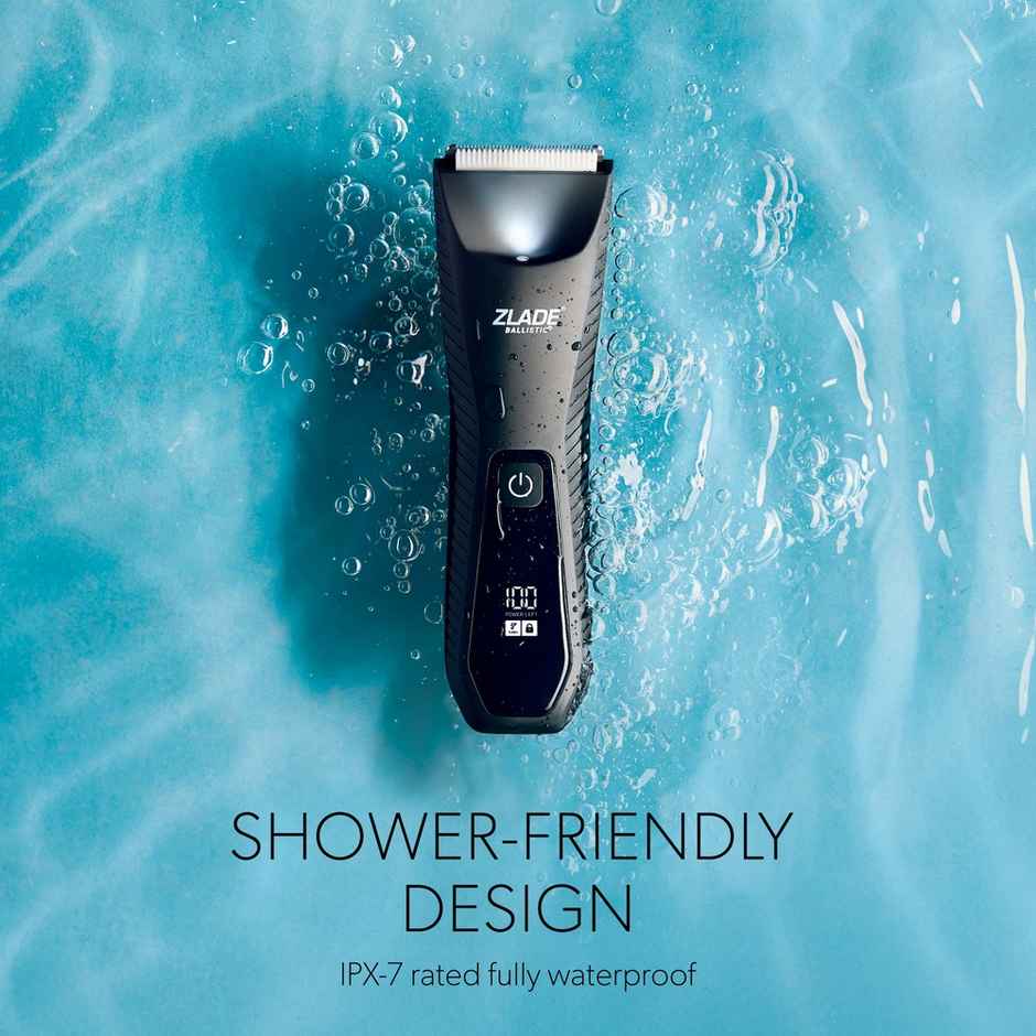 Zlade Ballistic TURBO 3.0 Full-Body Manscaping Trimmer for Men | Beard, Body & Balls