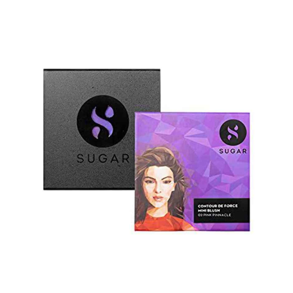 SUGAR Cosmetics Contour De Force Mini Blush - 02 Pink Pinnacle