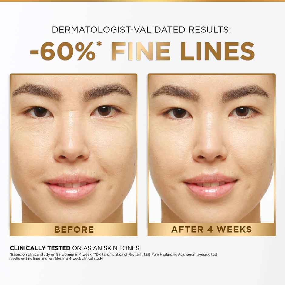 L'Oreal Paris Revitalift Hyaluronic Acid Serum Lightweight & Hydrating Face Serum