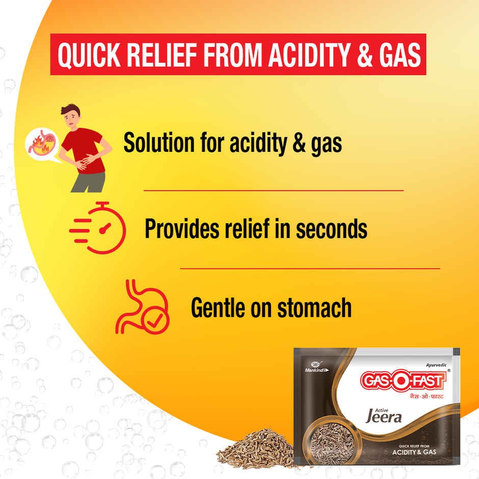 Mankind Gas-O-Fast Active Jeera Powder Combo 