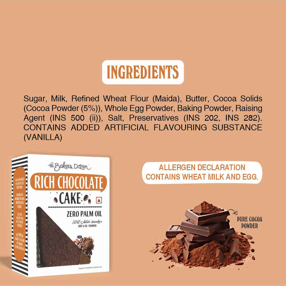 The Baker's Dozen Rich Chocolate Cake Combo