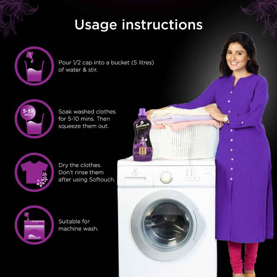 Softouch Royal Perfume After Wash Fabric Conditioner