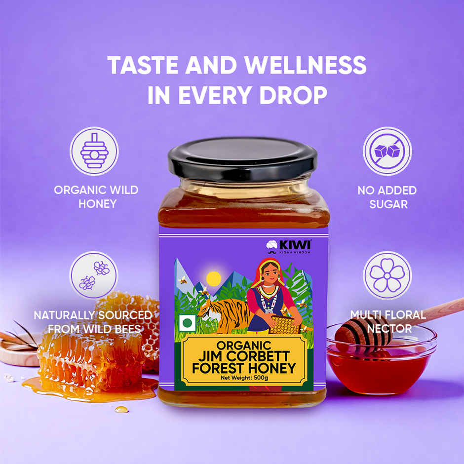 Kiwi Kisan Window Organic Jim Corbett Honey