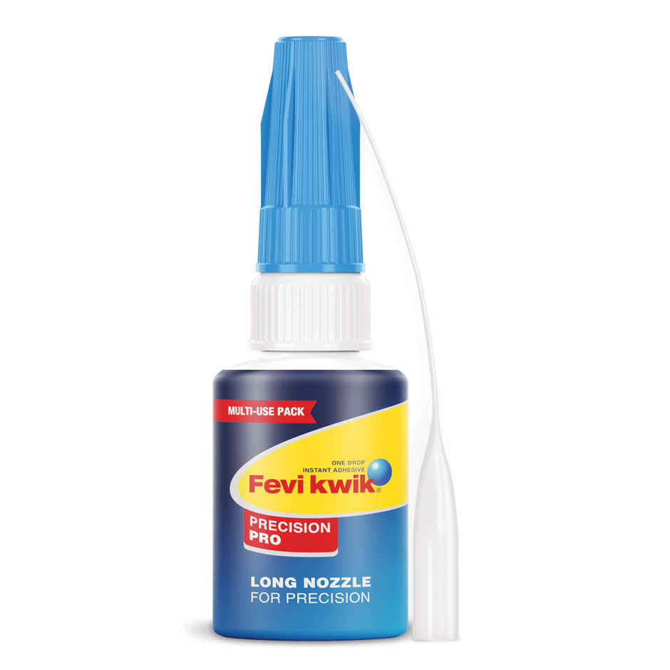 Fevikwik Precision Pro 8 G |Multi-Use Pack With Precision Nozzle